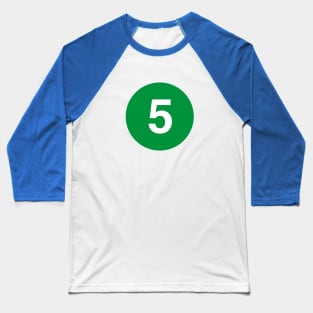 5 Train Baseball T-Shirt